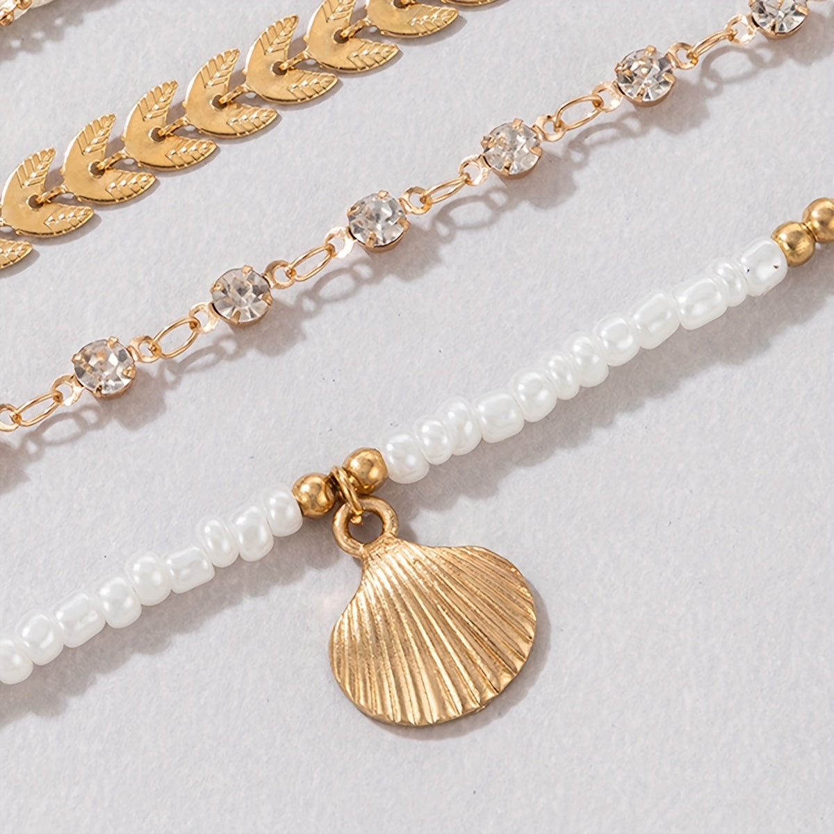 Heloise™ | Ensemble de bracelets coquillages et tressés