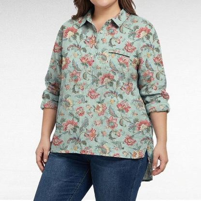 Claire™ | Blouse en lin d’été élégante