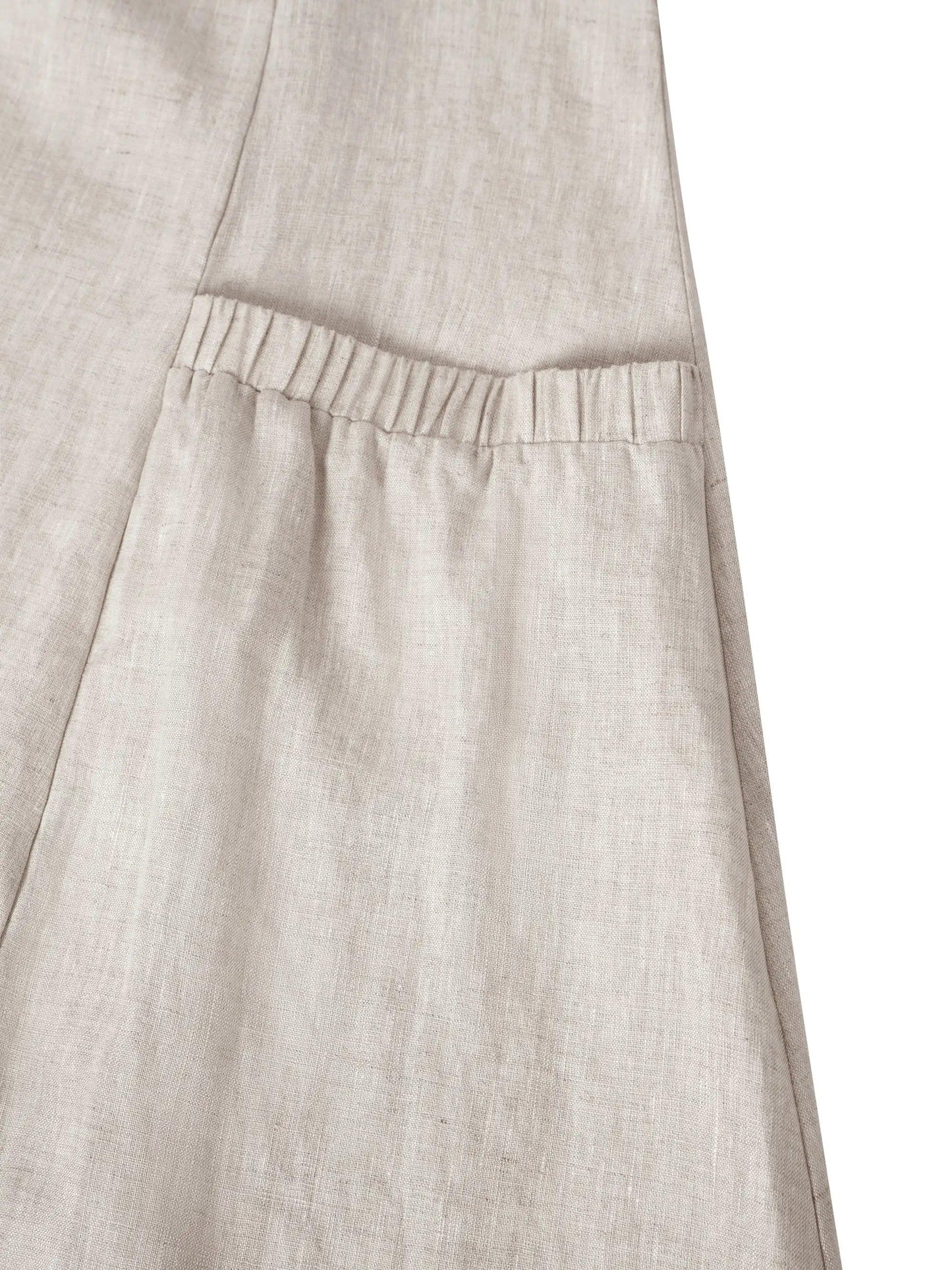 Amandine™ | Robe de plage en lin coupe évasée