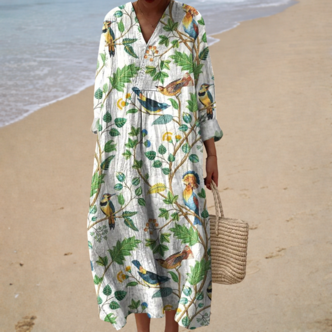 Sylvie™ | Robe Tropicale Naturelle
