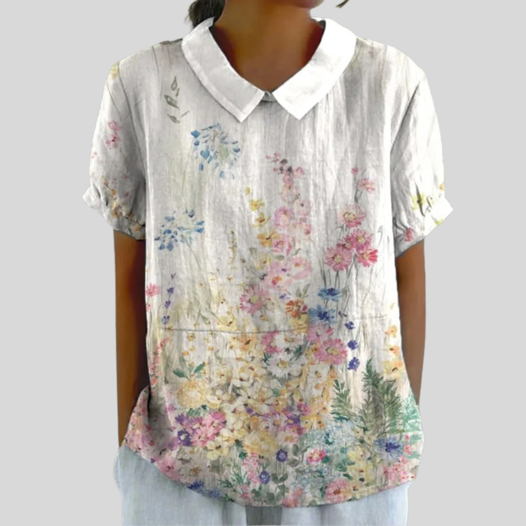 Lysiane™ | Blouse jardin fleuri