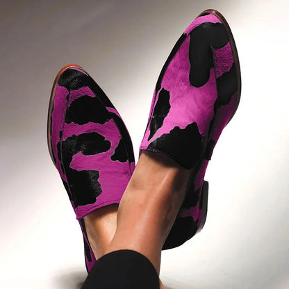 Delphine™ | Loafers mit Animal-Print