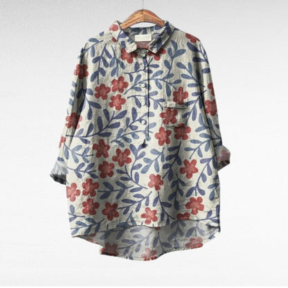 Séraphine™ | Blouse florale artistique
