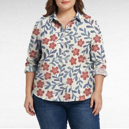Claire™ | Blouse en lin d’été élégante