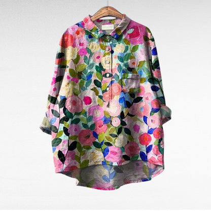 Séraphine™ | Blouse florale artistique