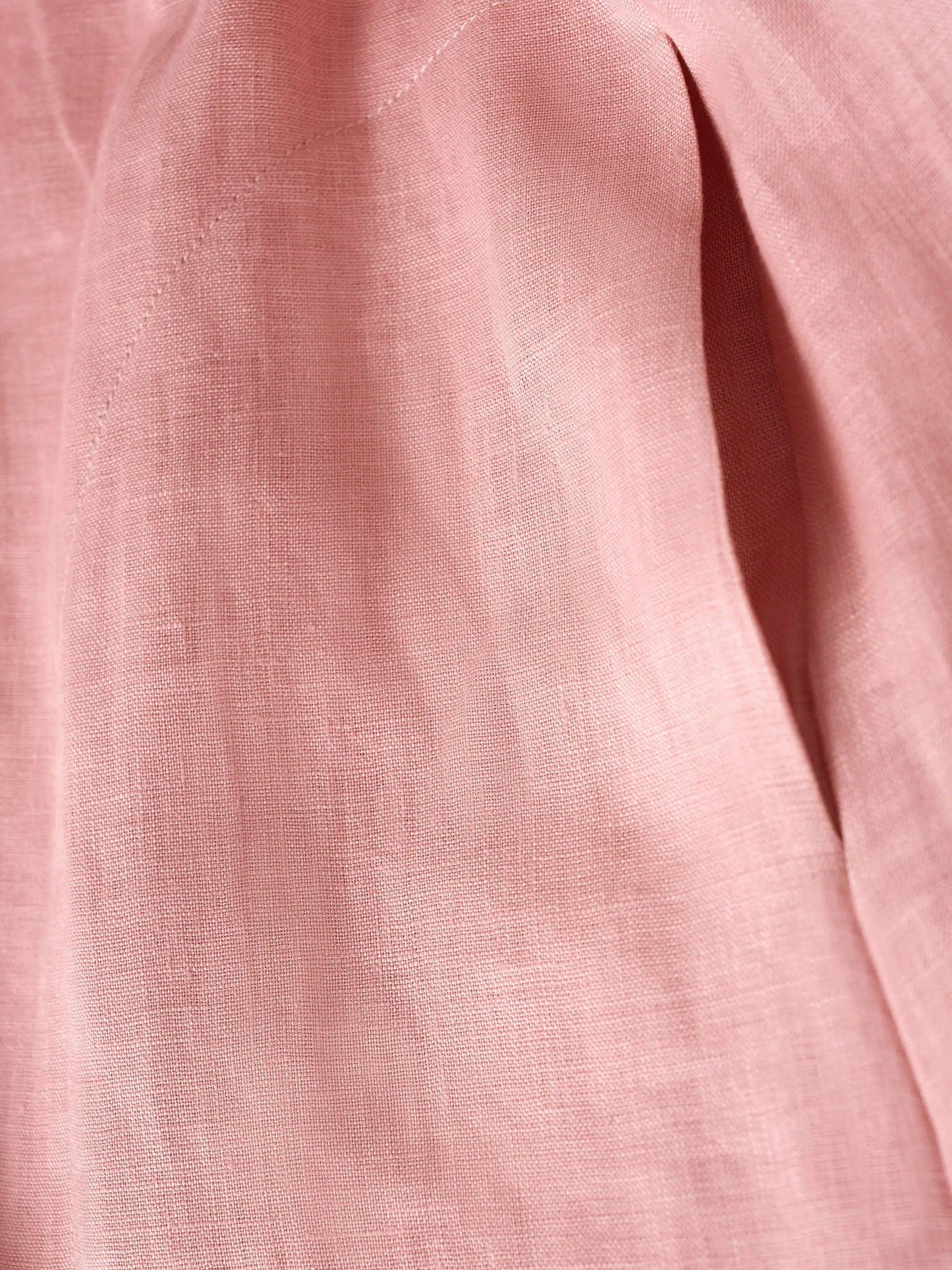 Lucie™ | Robe longue en lin à col en V