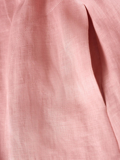 Lucie™ | Robe longue en lin à col en V