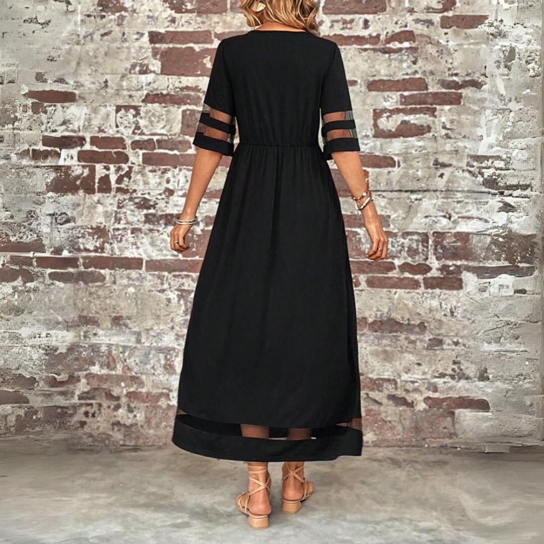 Aubrey™ | Robe midi flatteuse qui lisse le ventre