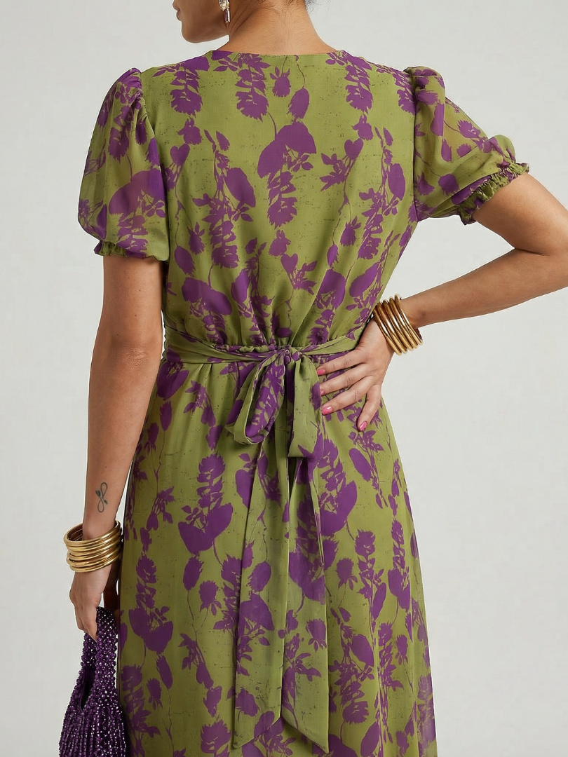 Steph™ | Robe midi fleurie
