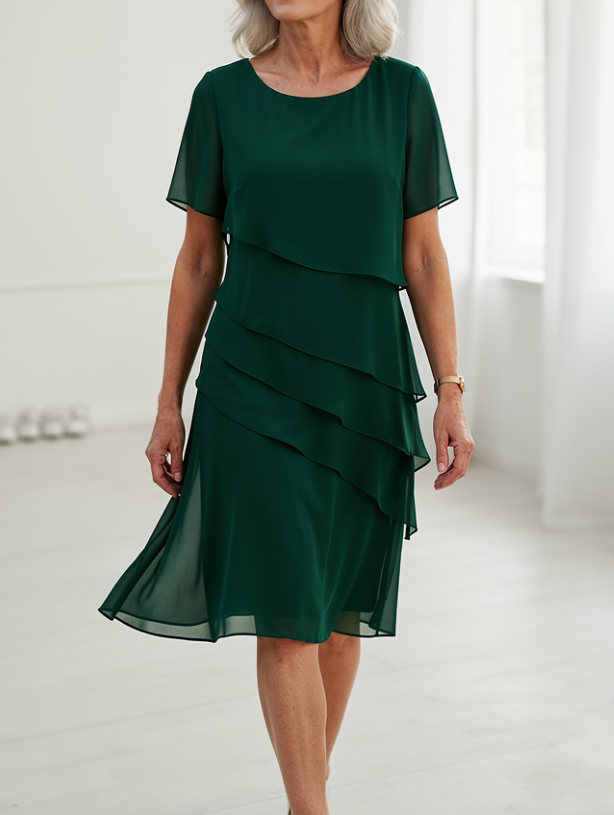 Dalila™ | Robe élégance fluide à volants