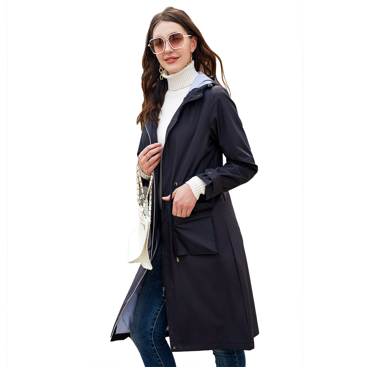 Bethany | Trench-coat imperméable au style résolument élégant