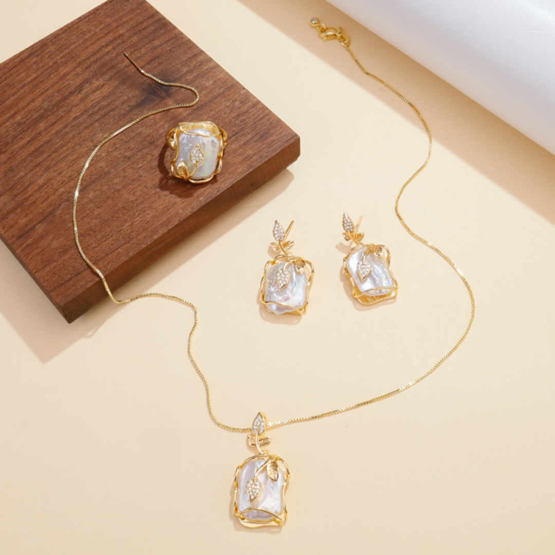 Cécile™ | Parure de perles éthérées