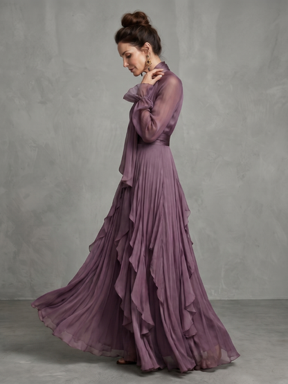Zineb™ | Robe maxi lavallière