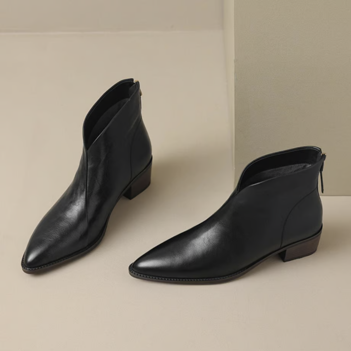 Alwine™ | Bottines élégantes en cuir