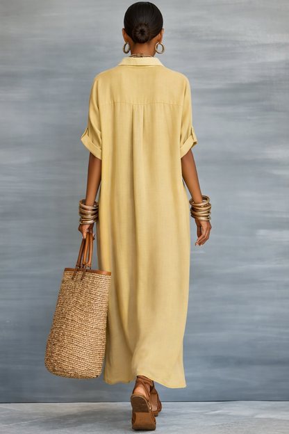 Elsinore™ | Elegantes, minimalistisches Maxikleid