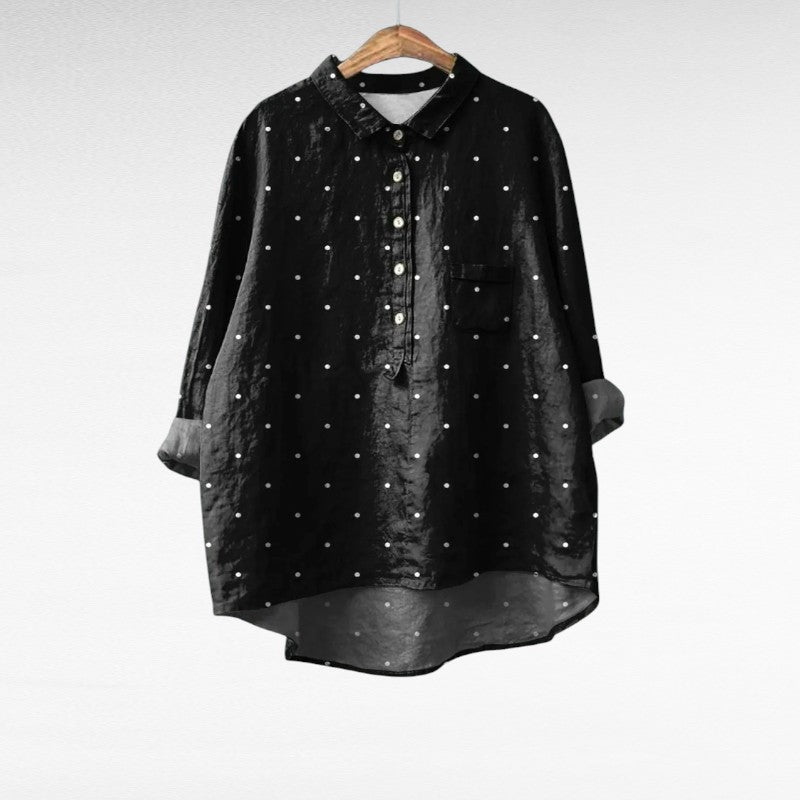 Zoé™ | Blouse à pois élégante