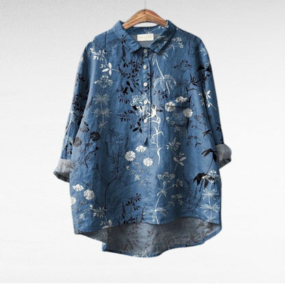 Séraphine™ | Blouse florale artistique