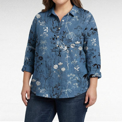 Claire™ | Blouse en lin d’été élégante