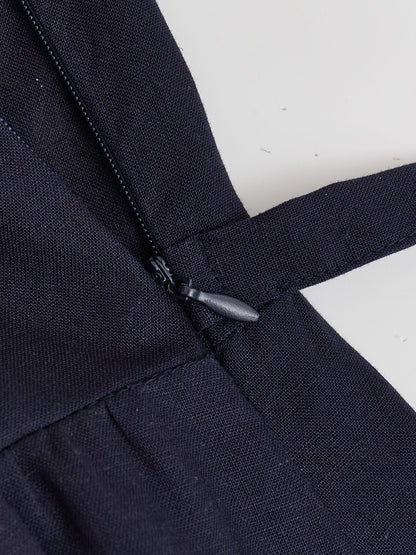 Harper™ | Robe en lin à col en V