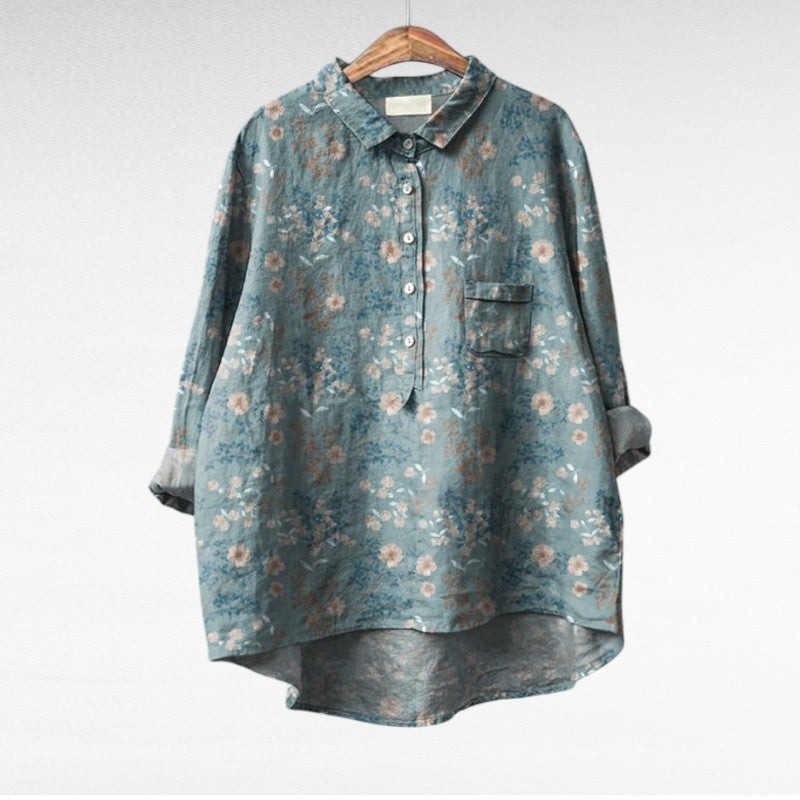 Séraphine™ | Blouse florale artistique