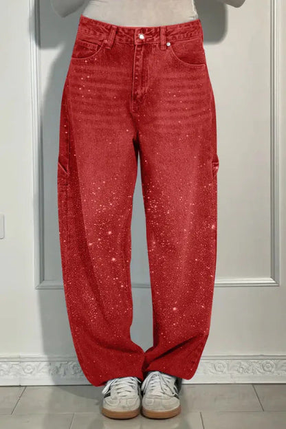 Amoria™ | Jeans ornés de bijoux fantaisie