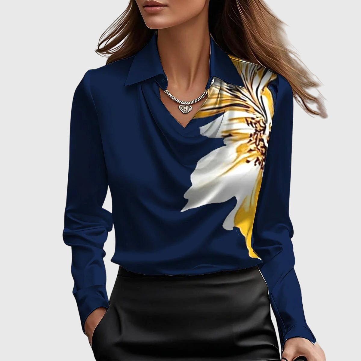 Aisha™ | Glänzende Bluse