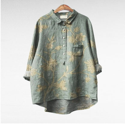 Séraphine™ | Blouse florale artistique