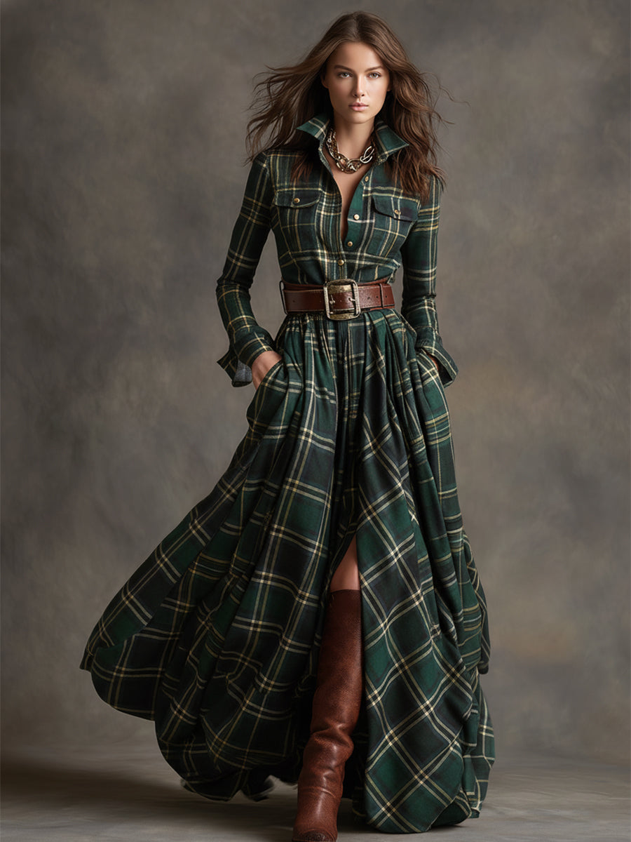 Cheryl™ | Elegantes und klassisches Hemdblusenkleid