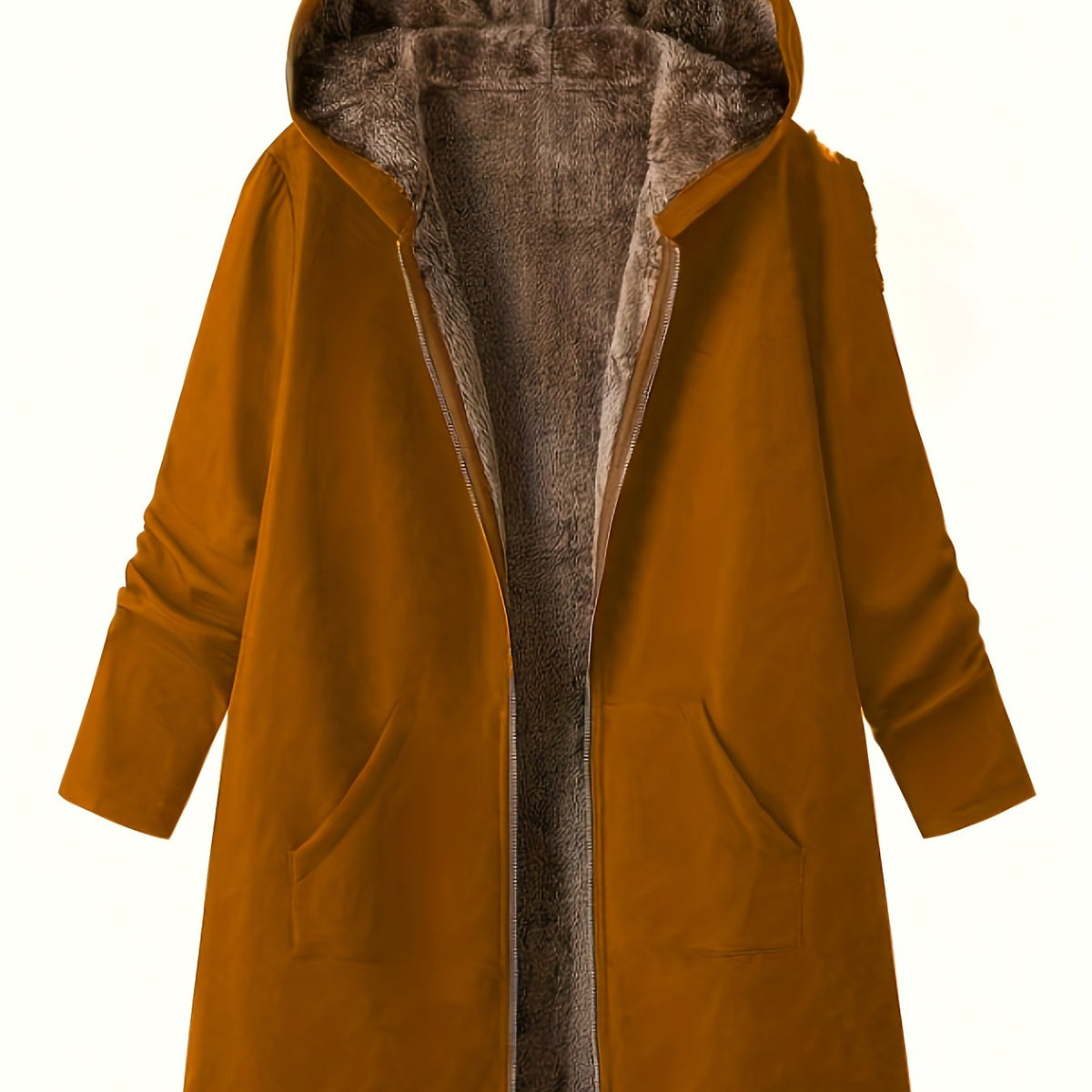 Fern | Veste longue à capuche