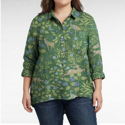 Claire™ | Blouse en lin d’été élégante