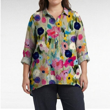 Claire™ | Blouse en lin d’été élégante