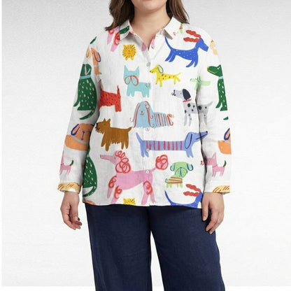 Constance™ | Blouse d’été en lin élégante