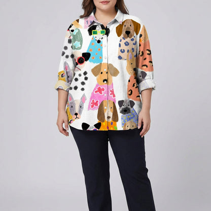 Amélie™ | Blouse d’été en lin élégante