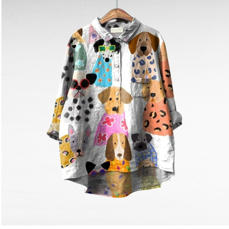 Lison™ | Blouse ludique animalière