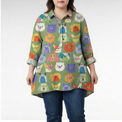Amélie™ | Blouse d’été en lin élégante