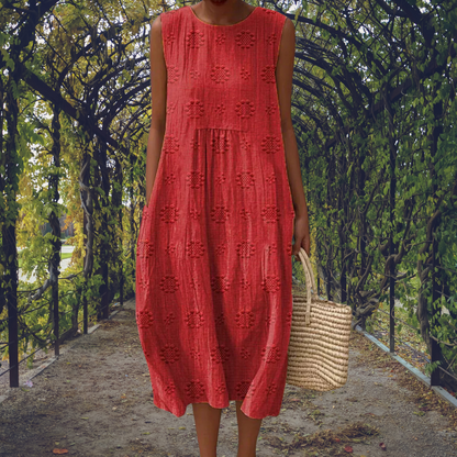 Aikaterini™ | Robe sans manches élégante avec poches