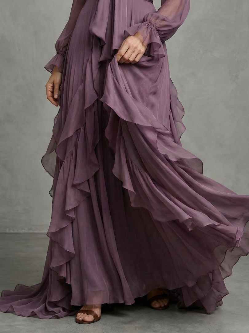 Zineb™ | Robe maxi lavallière