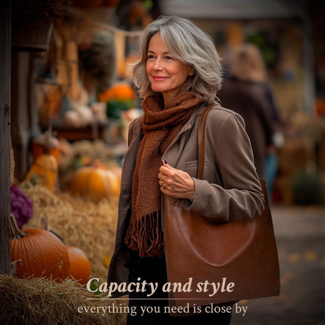 Carol™ | Cabas en cuir chic et moderne