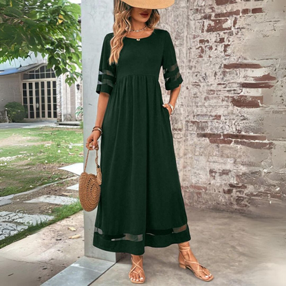 Aubrey™ | Robe midi flatteuse qui lisse le ventre
