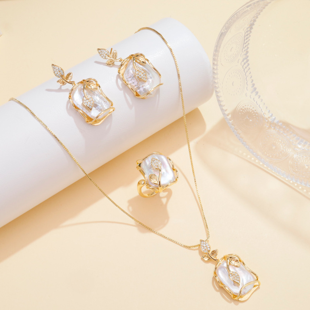 Cécile™ | Parure de perles éthérées