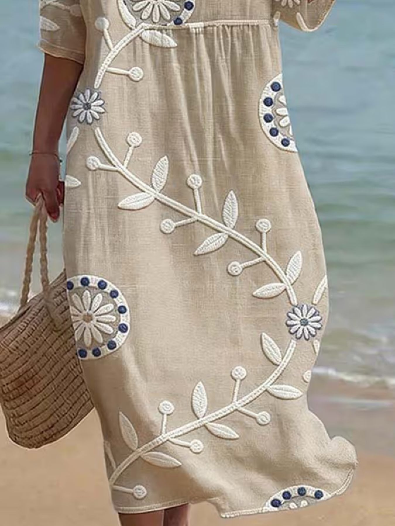 Rosavelle™ | Robe décontractée manches mi-longues