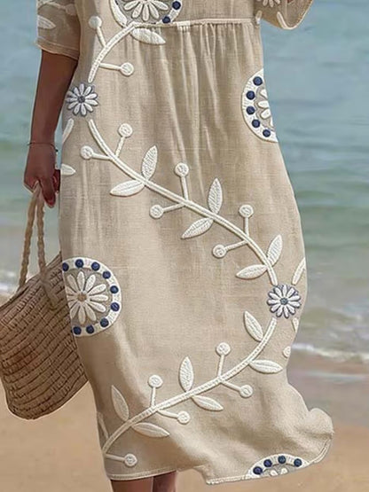 Rosavelle™ | Robe décontractée manches mi-longues