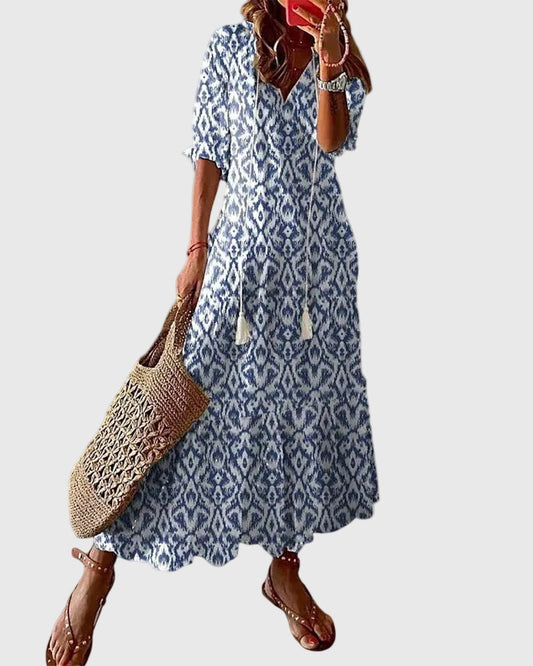 Amalia™ | Robe maxi d'été bohème vintage