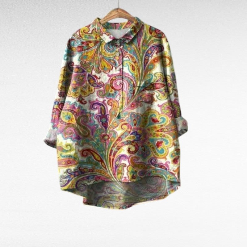 Élisa™ | Blouse cachemire élégante