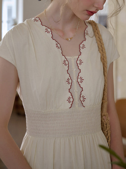 Adalyn™ | Robe en coton brodée