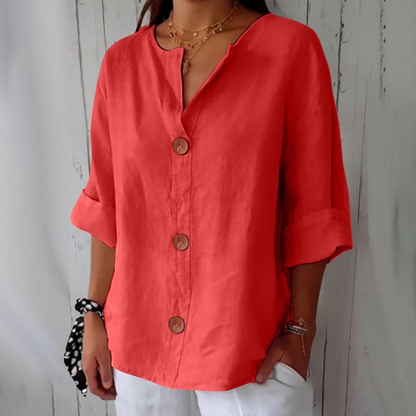 Lunaria™ | Chemise coton-lin