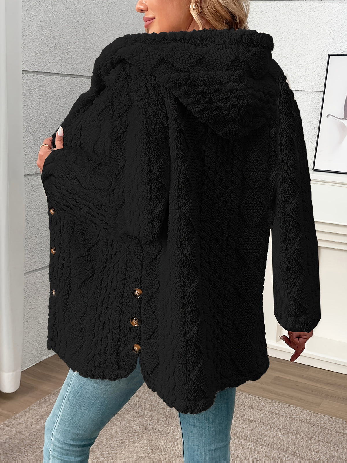 Sloane | Veste texturée à capuche