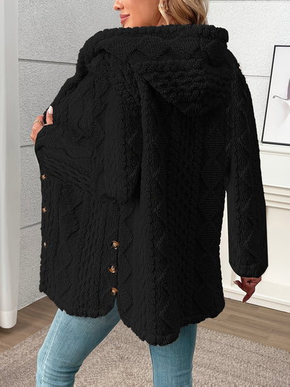 Sloane | Veste texturée à capuche