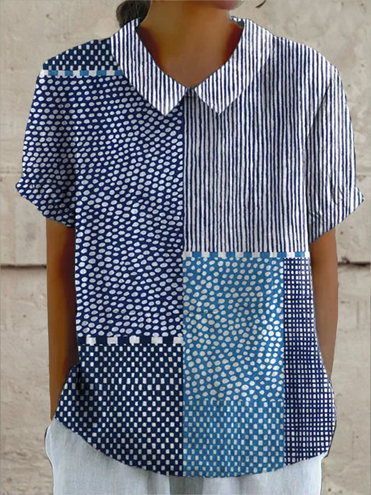 Allie™ | Chemise à motif patchwork