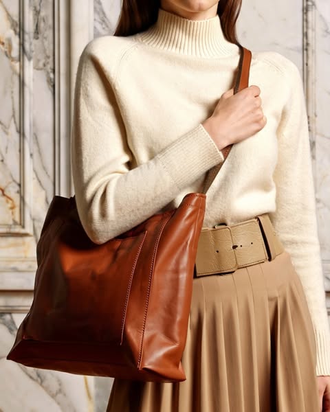 Carol™ | Cabas en cuir chic et moderne